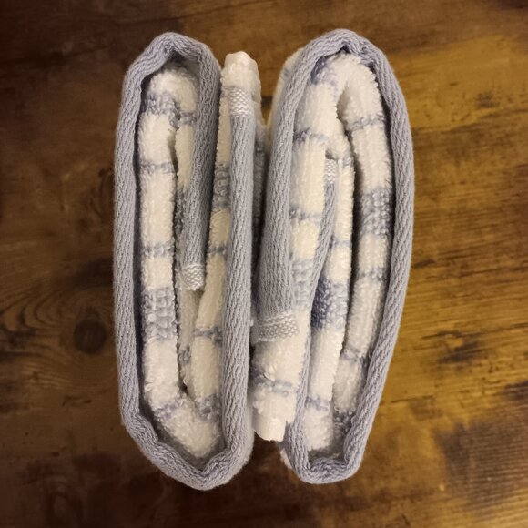 Martha Stewart Collection - Striped Nautical Hand Towel - Frozen Pond - Picture 6 of 10